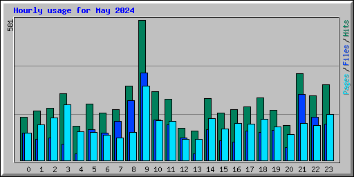 Hourly usage for May 2024